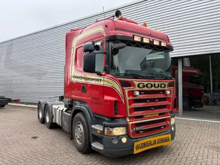 Scania R R500 V8 / 6x4 / HANDGESCHAKELD / SCHUIFSCHOTEL / HYDRAULIEK / RETARDER /